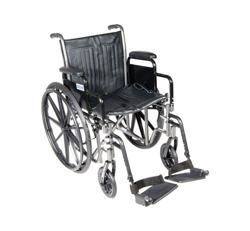 Wheelchair Econ Rem Desk Arms 20 w/ELR Dual Axle K1/K2