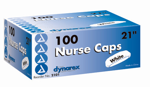 Surgical Caps White 21 Bx/100
