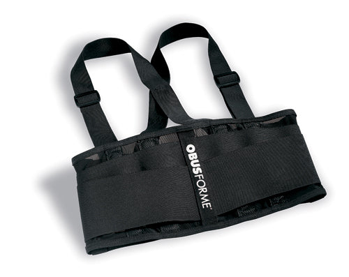 Back Belt-Unisex Medium/Large Black Obusforme