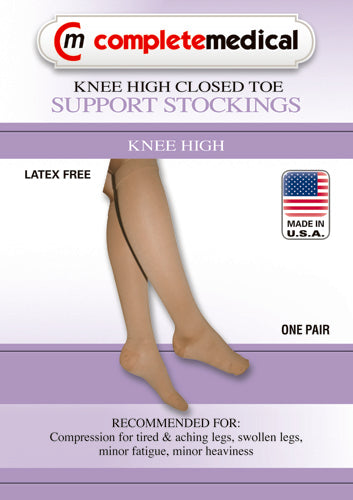 Firm Surg Wgt Stkngs Sm Black 20-30mmHg Below Knee Clsd Toe