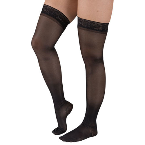 Firm Surg Weight Stkngs Large 20-30mmHg Thigh StayUp Top CT